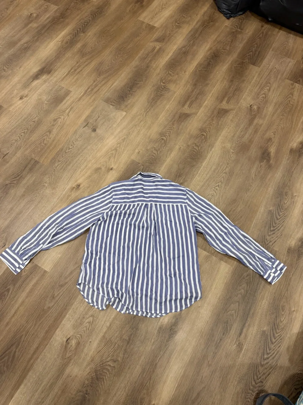 Rails Blue and White Striped Button-Down Shirt - Picture 3 of 3